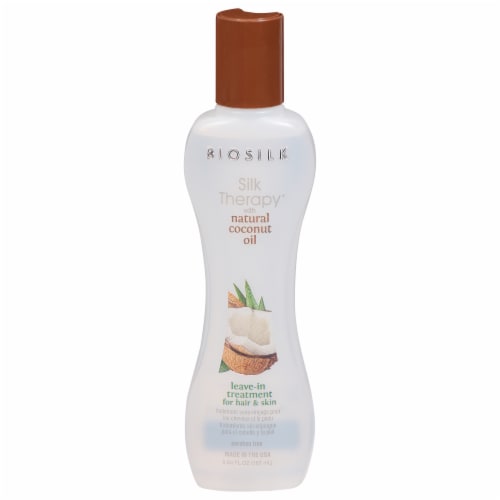 Biosilk Silk Therapy Organic Coconut Oil Leave-in Treatment Perspective: front