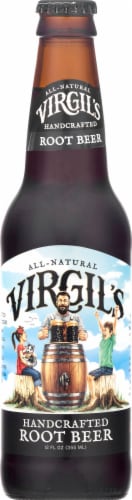 Virgil's Root Beer Soda Perspective: front