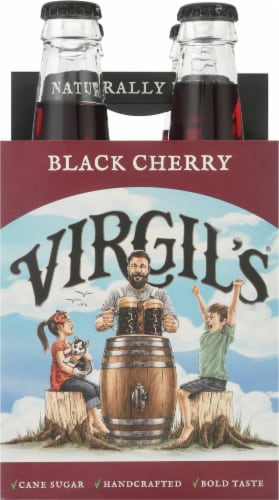 Virgil's Black Cherry Cream Soda Perspective: front