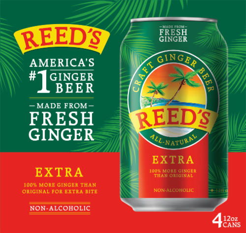 Reed’s Non-Alcoholic Craft Extra Ginger Beer