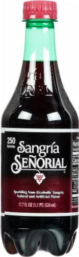 Sangria Señorial Sparkling Non-Alcholic Sangeria Perspective: front