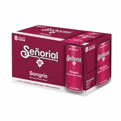 Señorial™ Sangria Soda Cans Perspective: front