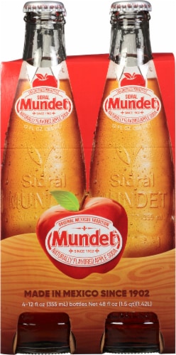 Sidral Mundet® Apple Soda Bottles Perspective: front