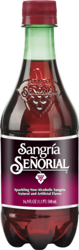 Senorial Sangria Non-Alcoholic Sparkling Soda Perspective: front