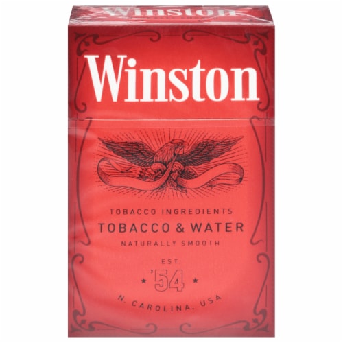 Winston Red Cigarettes Perspective: front