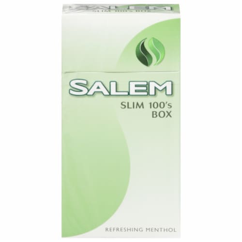 Salem Slim 100s Menthol Cigarettes Perspective: front