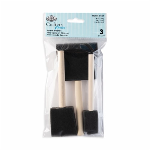 Royal Crafter's Choice Foam Brushes, 3 ct - Kroger