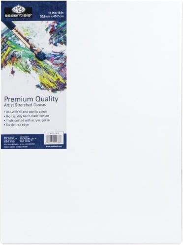 essentials(TM) Premium Stretched Canvas-14 X18 Perspective: front