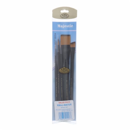 Majestic Long Handle Brushes - Filbert (view sizes)