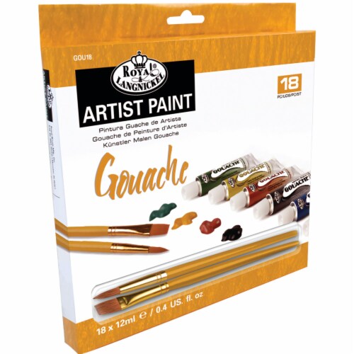 Royal Langnickel Gouache Artist Paint Set - Assorted Perspective: front