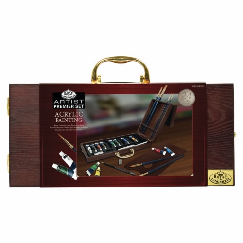Royal Langnickel Premier Acrylic Paint Set Perspective: front