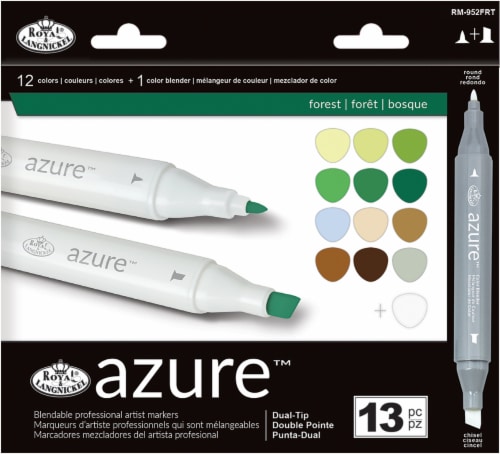 Azure Marker Set 13/Pkg-Forest Colors, 1 count - Dillons Food Stores