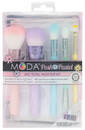 MODA® Posh Pastel Total Face Flip Kit Perspective: front