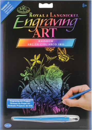Gold Foil Engraving Art Kit 8"x10"-spotted 