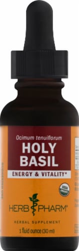 Herb Pharm Holy Basil Herbal Supplement Perspective: front