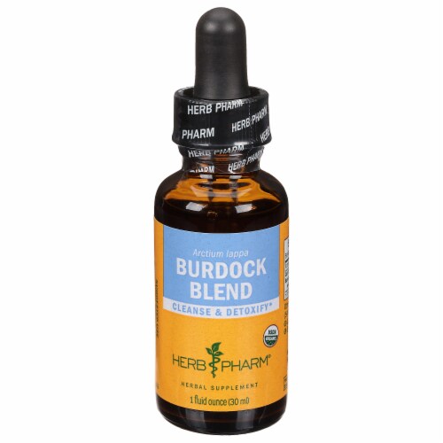 Herb Pharm Burdock Blend Herbal Supplement Perspective: front