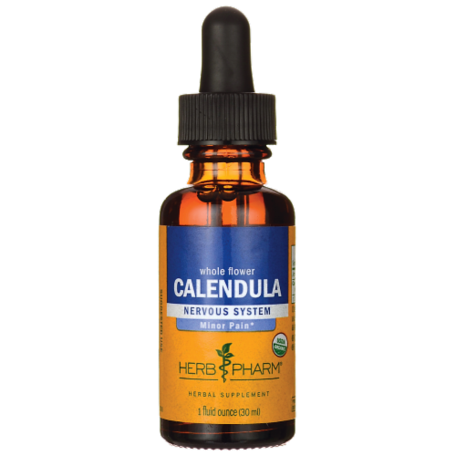 Herb Pharm Whole Flower Calendula 1 fl oz Liq Perspective: front