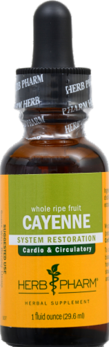 Herb Pharm Cayenne Herbal Supplement Perspective: front