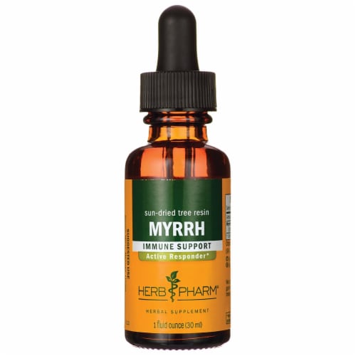 Herb Pharm Sun-Dried Tree Resin Myrrh 1 fl oz Liq Perspective: front