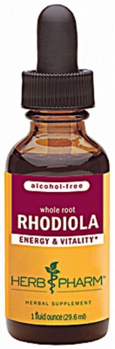 Herb Pharm  Rhodiola Herbal Glycerite Extract Alcohol Free Perspective: front