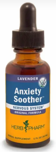 Herb Pharm Anxiety Soother™ Herbal Supplement Tincture Perspective: front