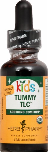 Herb Pharm Kids Tummy TLC Organic Herbal Supplement Perspective: front
