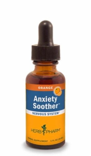 Herb Pharm Orange Anxiety Soother Dietary Supplement Perspective: front