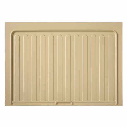 Rev-A-Shelf SBDT-2730-A-1 Under Sink Base Drip Tray Cabinet Accessory, Almond Perspective: front