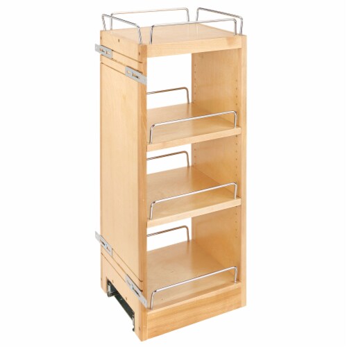 Rev-A-Shelf 5 Inch Width Wood Pull-Out Organizer with Adjustable