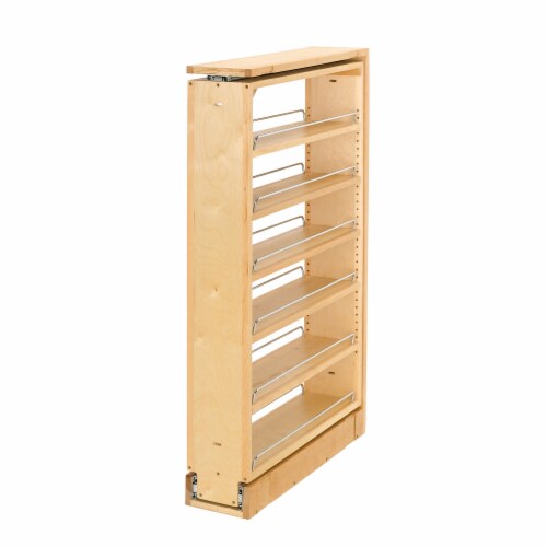 Wooden 6 Shelf Storage Cupboard