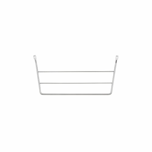Rev-A-Shelf Undersink Door Mount Towel Bar, Chrome Perspective: front