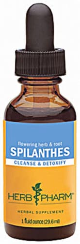 Herb Pharm Spilanthes Cleanse & Detoxify Herbal Supplement Perspective: front
