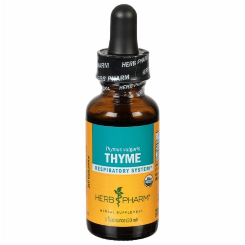 Herb Pharm Thyme Respiratory System Herbal Supplement Perspective: front