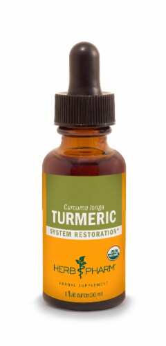 Herb Pharm Turmeric Herbal Supplement Perspective: front