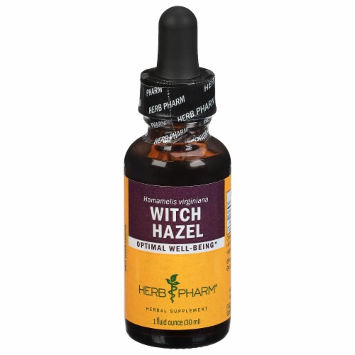 Herb Pharm Witch Hazel Liquid Herbal Supplement Perspective: front
