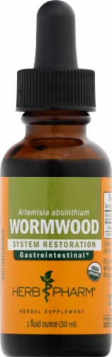 Herb Pharm Wormwood Herbal Supplement Perspective: front