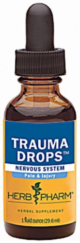 Herb Pharm Trauma Drops™ Nervous System Herbal Supplement Perspective: front