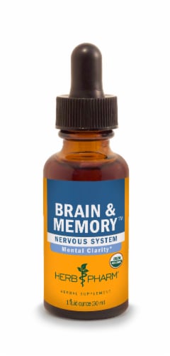 Herb Pharm® Brain & Memory™ Tonic Perspective: front