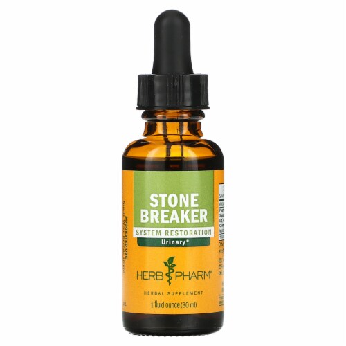 Herb Pharm Stone Breaker Urinary System Restoration Herbal Supplement Perspective: front