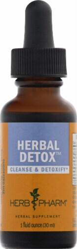Herb Pharm Herbal Detox Cleanse & Detoxify Herbal Supplement Perspective: front