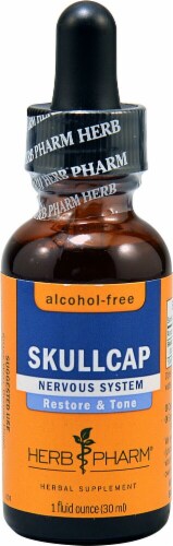 Herb Pharm Skullcap Alcohol Free Herbal Supplement Perspective: front