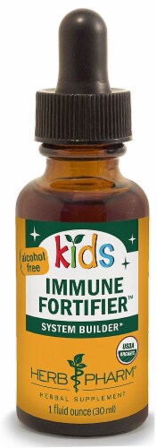 Herb Pharm Kid's Immune Fortifier Liquid Perspective: front