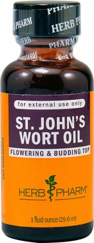 Herb Pharm St John's Wort Oil Perspective: front