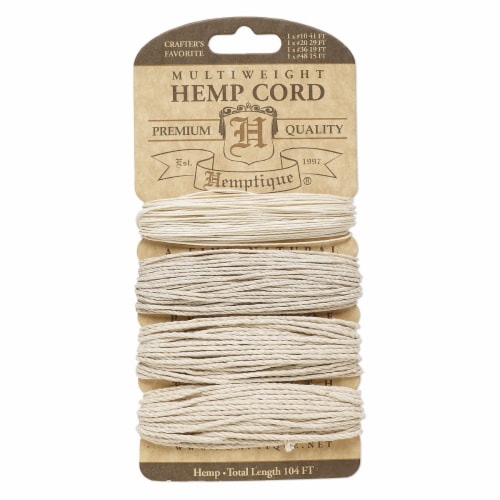 Hemptique® Multi-Weight Hemp Cord Perspective: front