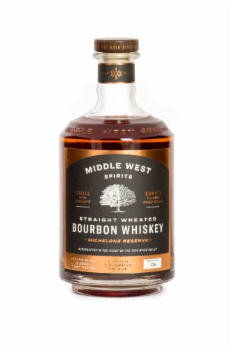 Middle West Spirits Straight Wheated Bourbon Whiskey Perspective: front