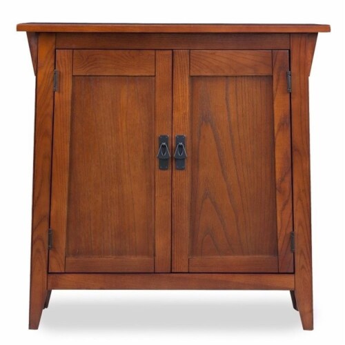 Leick Favorite Finds Mission Hall Stand in Russet Perspective: front