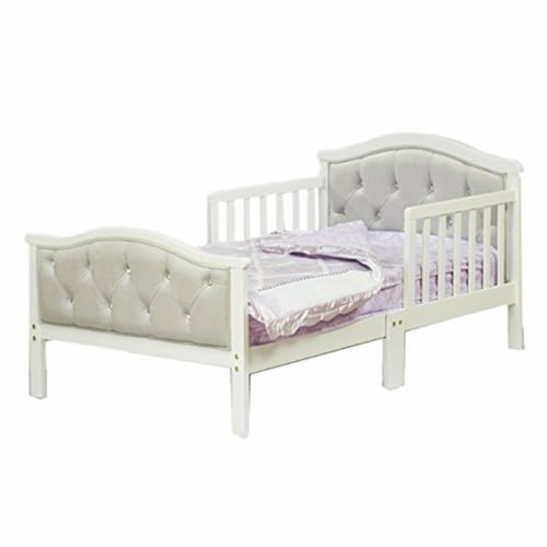 Orbelle Trading 417FW G The Padded Toddler Bed - Gray, 1 Orbelle Trading 417FW G The Padded Toddler Bed - Gray, 1