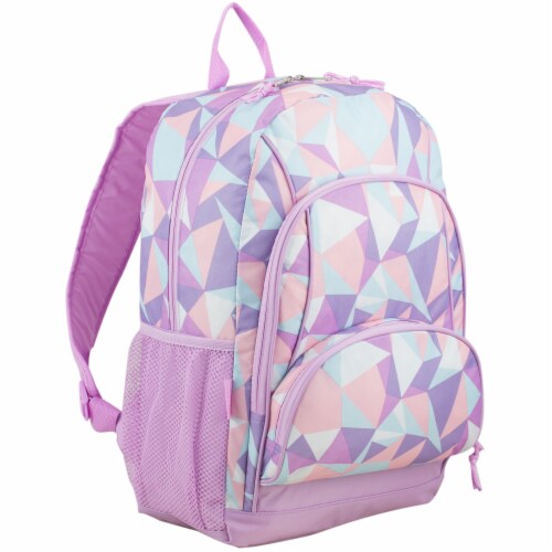 Fuel Crystal Clear Triple Decker Backpack - Peach/White Perspective: front