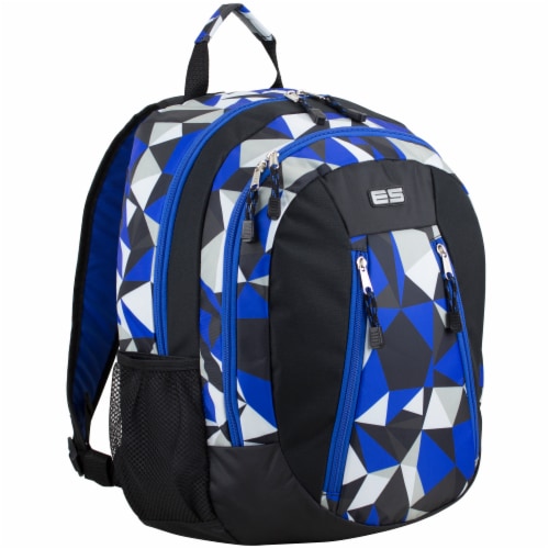 Eastsport Active 2.0 Backpack - Cobalt Splash/Clear Geo Perspective: front
