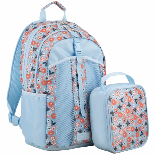 Fuel Deluxe Lunch Bag & Backpack Combo - Ditsy Foral Perspective: front